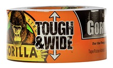 Tough  Wide Tape, Black, 2.88-In. x 30-Yd.