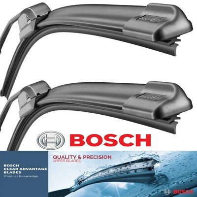 2 X Wiper Blades Bosch Clear Advantage for 1981-1987 Mercury Lynx Set