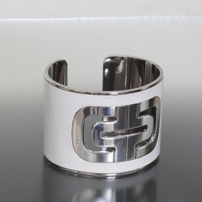 BVLGARI PARENTESI Bangle 18cm Silver 925 Authentic 4968A
