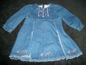 denim dress size 24