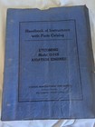 New ListingWwii Lycoming Model O-145 Aviation Engines Handbook Instruction & Parts Catalog
