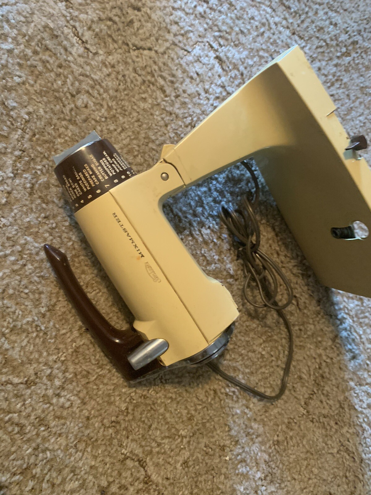 Vintage SUNBEAM DELUXE Model 423A 12 Speed Mixmaster Stand/ Base