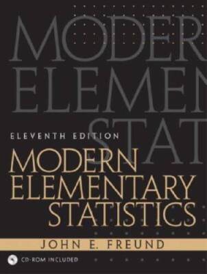 Modern Elementary Statistics, 11th Edition - Hardcover - VERY GOOD