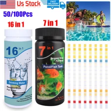 16 in 1 Drinking Water Test Kit Strips 7 in 1 Home Water Quality Test for Tap US