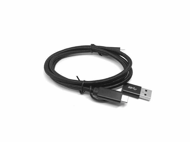USB DUAL INTERFACE POWER CABLE CHARGER FOR RAZER HUNTSMAN TE TKL GAMING KEYBOARD - Image 3 of 4