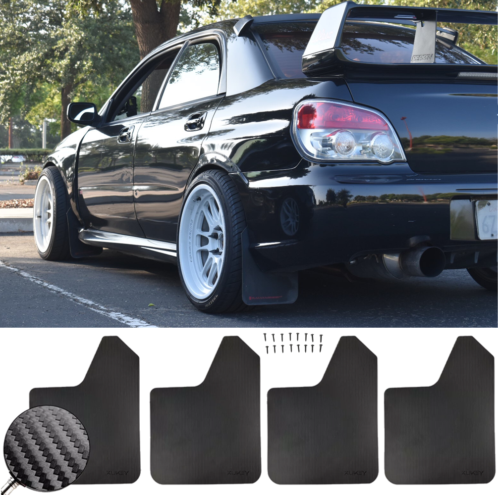 Mud Flaps Splash Guards Mudflaps Carbon Fiber For Subaru Legacy Impreza WRX STI-image