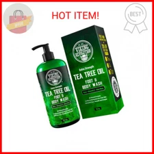Viking Revolution Tea Tree Body Wash Soap for Men - Helps Athlete's Foot, Jock I