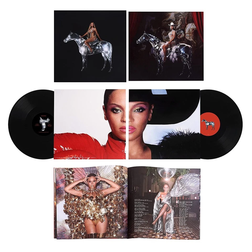 Beyonce RENAISSANCE 180g 2LP Black Vinyl Deluxe Edition Booklet Poster Schuber - Bild 2 von 2