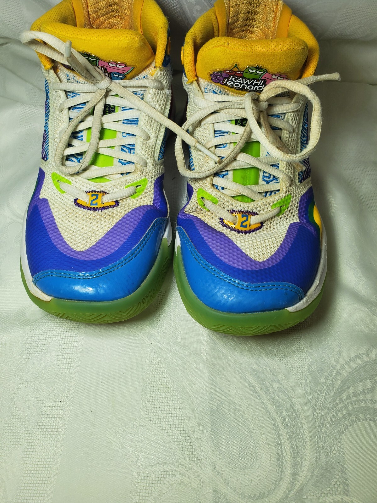 New Balance KAWHI Leonard Basketball Shoes Jolly Rancher 2020 Size 5 BOYS MENS