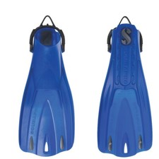 Scubapro Go Sport Fin Open Heel Dive Fins With Bungee Scuba Diving Travel BLUE