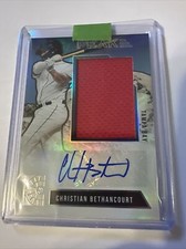 2022 Capstone Peak Signatures Auto Relic #PMS-CB Christian Bethancourt