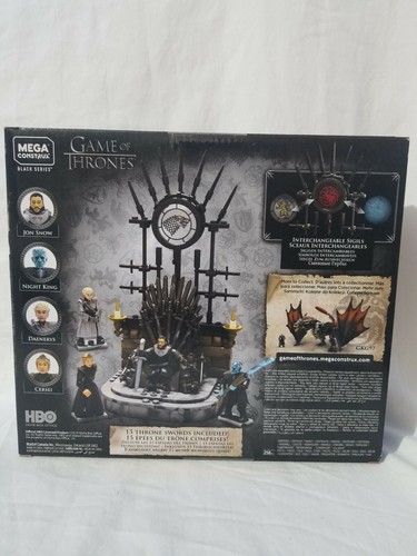 MEGA CONSTRUX BLACK SERIES - GAME OF THRONES THE IRON THRONE - Picture 5 of 6