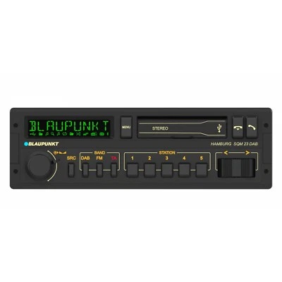 Autoradio Rétro Blaupunkt Hamburg SQM 23 DAB Années 1980 USB MP3 Bluetooth A2DP - Photo 1/4