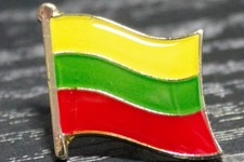 LITHUANIA Lithuanian Country Metal Flag Lapel Pin Badge *NEW*MIX & MATCH BUY 3 G