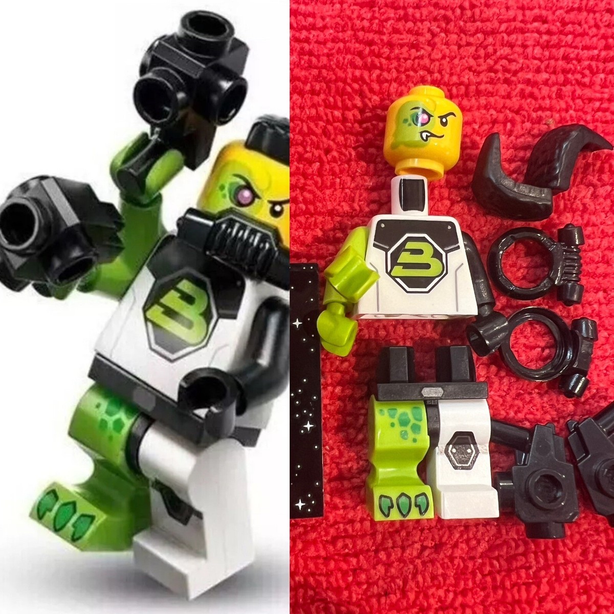 🔥NEW LEGO CMF Series 26 MiniFig Blacktron Mutant 71046-12 In Hand