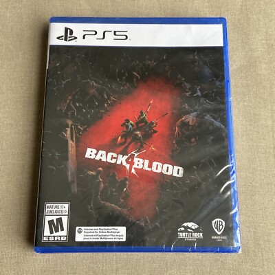 Back 4 Blood (Sony PlayStation 5 2021 NEW) PS5 Zombies Coop Multiplayer Campaign