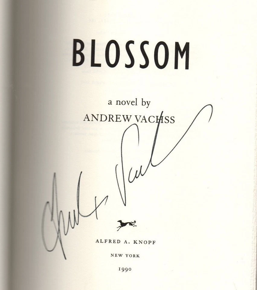 Blossom - Andrew Vachss Signed 1st - Foto 3 de 4