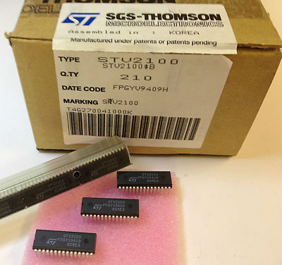 1 piece STV2100 PAL LUMA-CHROMA & DEFLECTION PROCE SDIP30 STM NEW ~