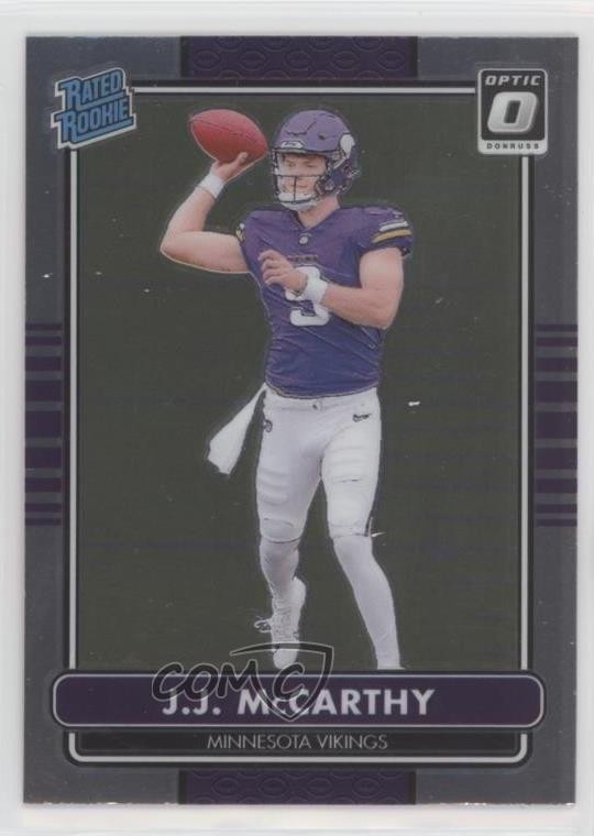 2024 Panini Donruss Optic 2014 Retro Series JJ McCarthy #10 Rookie RC
