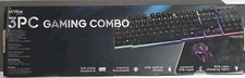 Vibe Gaming 3pc Combo LED Keyboard Optical Mouse Mouse Pad