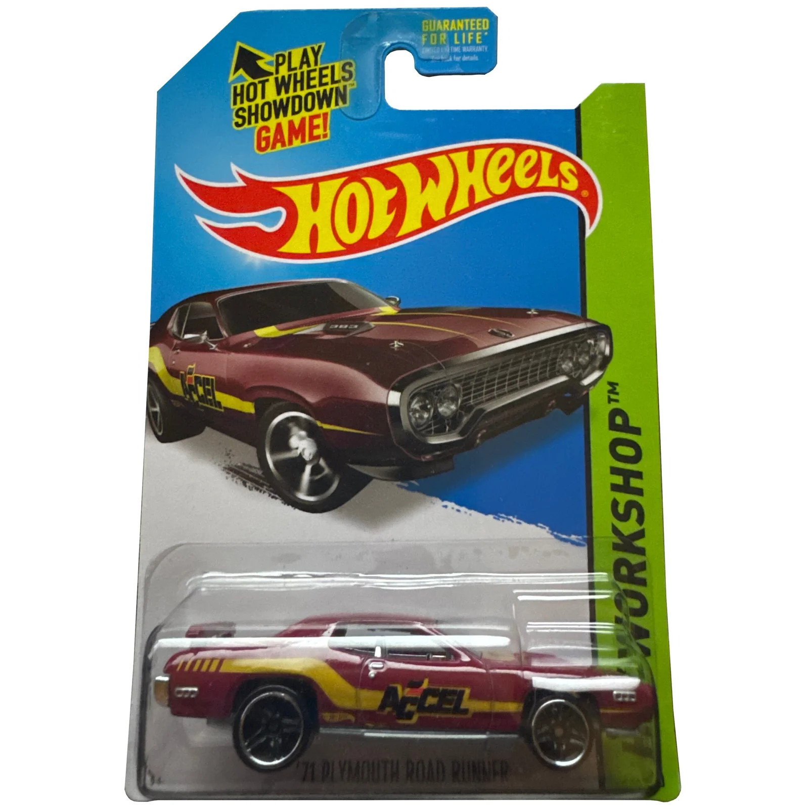 Hot Wheels 2014 HW Performance 71 Plymouth Road Runner Red Toy # BFG03
