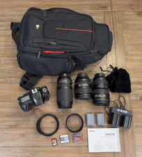 Nikon D810 36.3MP Digital SLR Camera  3 lenses and MORE