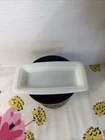 VTG Replacement PYREX Butter Plate Milk Glass 72-B White