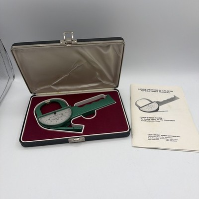 Vintage Lange Skinfold Caliper Cambridge Scientific Technology Inc Hard Case
