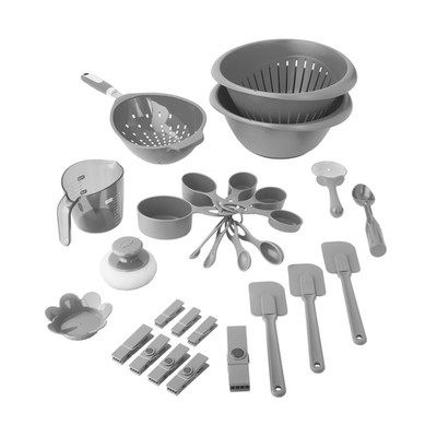 28 Piece Kitchen Utensil Set with Organizer Cooking Tools Bundle Spatula Spoon