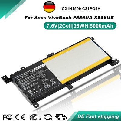 7,6V 38WH C21N1509 Laptop Akku für Asus VivoBook F556 X556UA X556UB A556UR X556U