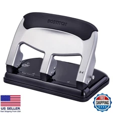 Heavy Duty 3 Hole Punch, 40-Sheet Capacity, Easy Squeeze, Home Office Supplies