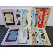 Collection 14 Variety Pattern Books-Painting/Iron on/Cut-out/Quilt/Misc/Catelog
