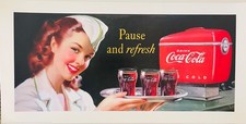 COCA COLA, 1948, VINTAGE ADVERTISEMENT رسمي, مرخّص 1996 ART PRINT