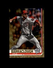 2019 Topps Update #US60 Kyle Barraclough SN Washington Nationals Gold #/2019