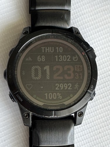 Reloj inteligente Garmin Fenix 7 zafiro titanio solar 47 mm en caja ¡súper ligero de lujo!! - Imagen 2 de 10