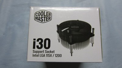 Cooler Master I30 CPU Cooler for Intel LGA 115x/1200, New, Open box