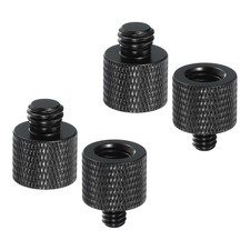 4 Pcs 3/8" Male to 1/4" Female Tripod Nut Camera Mount Screw1, 20 mm