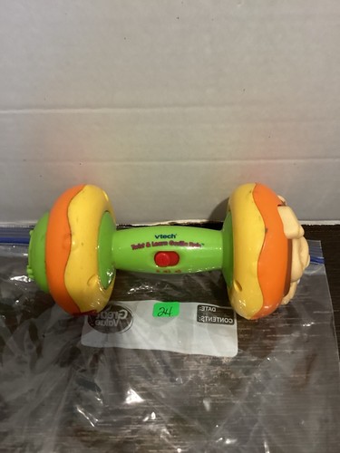 24-VTech Jungle Gym Twist & Learn Gorilla Pals Toy Dumbbell Preowned Works 