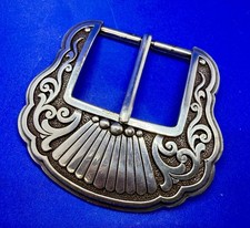 Scalloped Ranger Southwestern Style Large Single Prong Replacement Belt Buckle