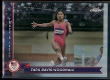 2024 Topps Chrome U.S. Olympics Tara Davis-Woodhall Refractors #197 USA