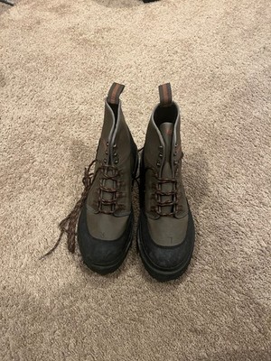 Hodgman Leather Felt Sole Fly Fishing Wading Boots Men's US 13