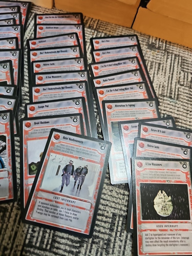 Star Wars Decipher CCG Premiere 213 Light Side Black Border C/UC Cards - Picture 17 of 17