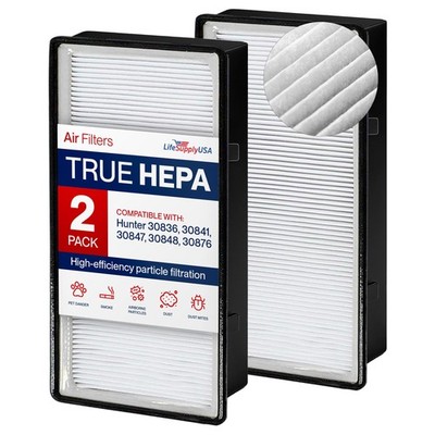 30836 HEPA Filter for Hunter 30841 30847 30848 30876 Air Purifiers