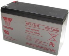 Yuasa NP7-12FR-NP7-12FR FLAME RETARDANT SLA BATTERY 12V 7AH -REPLACES UB1270 / P