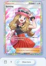 Pokemon TCG Pocket - Serena 2⭐ Trainer- Crimson Blaze - ENGLISH - Fast Trade