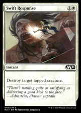Swift Response 040/274 M21 MTG Magic the Gathering card