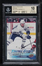 2016-17 Upper Deck UD Canvas Young Guns Mitch Marner #C91 BGS 10 PRISTINE ya6