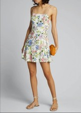 ALICE + OLIVIA Trixie Women's Size14 floral print mini dress 