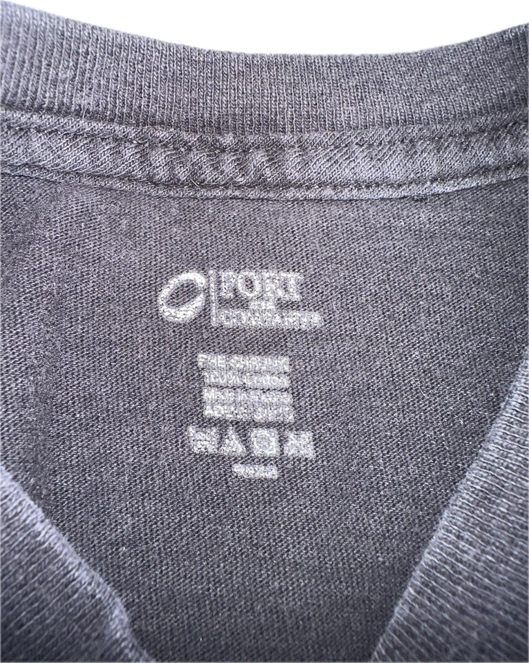 Camiseta Buffalo Nightlife Club Bar Amarilla Jaguar Negra Para Hombre Talla Pequeña Y2K Foto 2 de 4