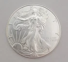 One [1] 1996 American Silver Eagle Key Date Circulated .999